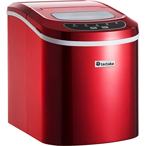 TecTake MÁQUINA DE Cubitos DISPENSADOR DE Cubitos Profesional (Rojo | No. 400475) TecTake MÁQUINA DE Cubitos DISPENSADOR DE Cubitos Profesional (Rojo | No. 400475)