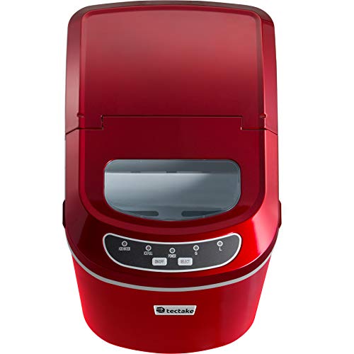 TecTake MÁQUINA DE Cubitos DISPENSADOR DE Cubitos Profesional (Rojo | No. 400475) TecTake MÁQUINA DE Cubitos DISPENSADOR DE Cubitos Profesional (Rojo | No. 400475)