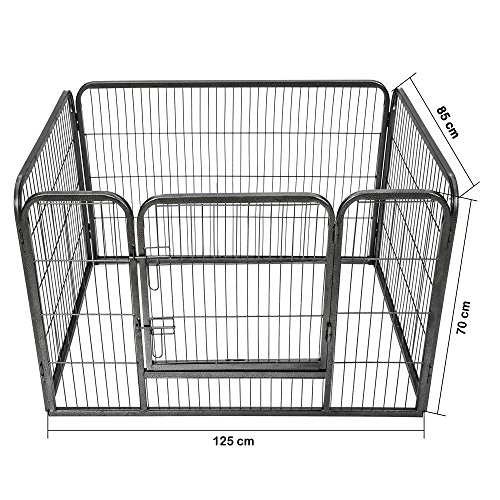 TecTake Parque para Mascotas Valla Libre Corriendo Jaula para Animales - Varios Modelos - (Rectangular | no. 401718) TecTake Parque para Mascotas Valla Libre Corriendo Jaula para Animales - Varios Modelos - (Rectangular | no. 401718)
