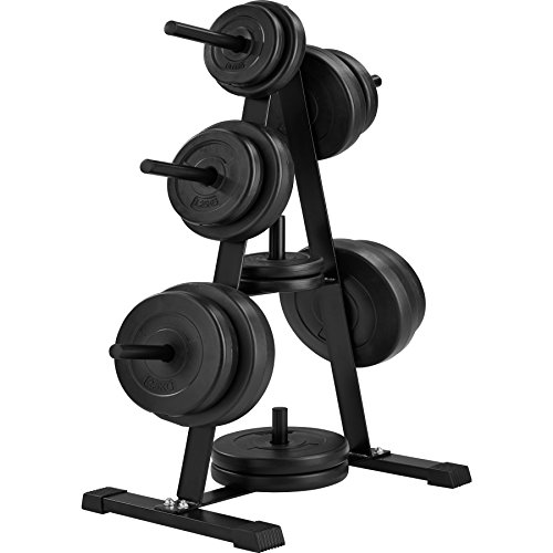 TecTake Soporte para discos de pesas con 7 barras | Diámetro de la toma de discos 25 mm | Resistencia 200 kg TecTake Soporte para discos de pesas con 7 barras | Diámetro de la toma de discos 25 mm | Resistencia 200 kg