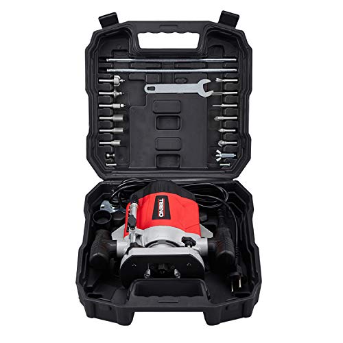TEENO FRESADORA ELECTRICA PROFESIONAL 1200W CAJA 12 FRESAS + MALETÍN + ACCESORIOS TEENO FRESADORA ELECTRICA PROFESIONAL 1200W CAJA 12 FRESAS + MALETÍN + ACCESORIOS