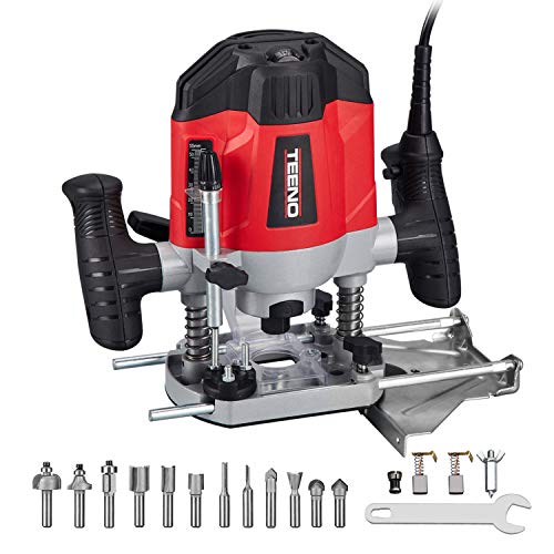 TEENO FRESADORA ELECTRICA PROFESIONAL 1200W CAJA 12 FRESAS + MALETÍN + ACCESORIOS TEENO FRESADORA ELECTRICA PROFESIONAL 1200W CAJA 12 FRESAS + MALETÍN + ACCESORIOS