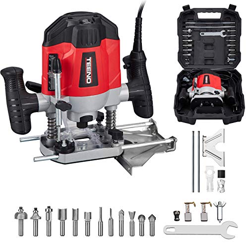 TEENO FRESADORA ELECTRICA PROFESIONAL 1200W CAJA 12 FRESAS + MALETÍN + ACCESORIOS TEENO FRESADORA ELECTRICA PROFESIONAL 1200W CAJA 12 FRESAS + MALETÍN + ACCESORIOS