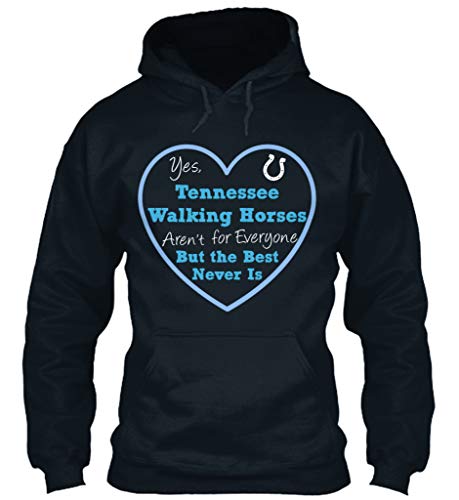 Teespring - Sudadera con capucha para caballos andadores de Tennessee Standard College – 100% algodón Azul azul marino 42 Teespring - Sudadera con capucha para caballos andadores de Tennessee Standard College – 100% algodón Azul azul marino 42