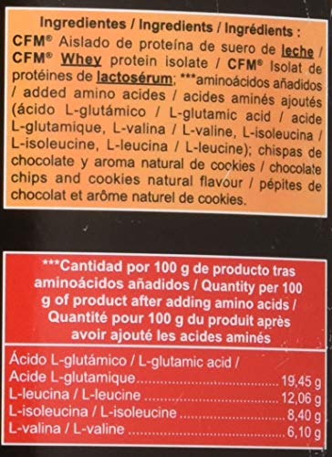 Tegor Sport Proteína Iso Whey en Polvo Cookies - 3000 gr, Negro