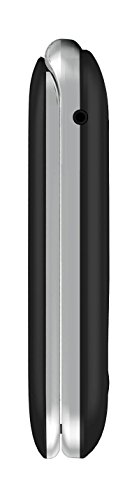 Teléfono Móvil Funker C85 Easy Comfort Negro con Tapa para Personas Mayores con Botón SOS Base Cargadora Negro