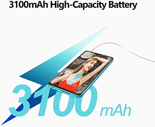 Teléfono Móvil Libre 4G, HAFURY M20 Android 10.0 （2020） Dual Sim Smartphone Desbloqueado, Pantalla 5.5 Inch FHD con batería de 3100Mah, 16GB ROM, （Ampliable hasta 128 GB Doble cámara 8MP+13MP, Negro