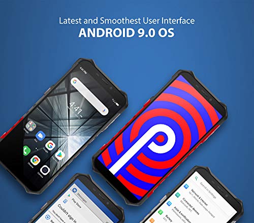 teléfono moviles Resistentes(2019), Ulefone Armor X3 con Modo Submarino, Android 9.0 5.5 ”IP68 Impermeable móvil Trabajo, Dual SIM, 2GB + 32GB, 5000mAh Batería, Desbloqueo Facial GPS Negro