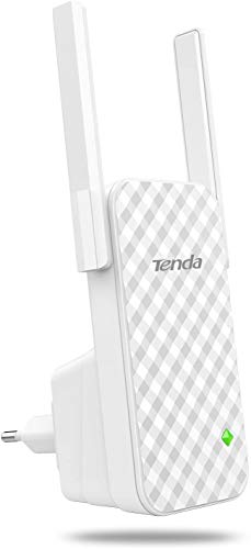 Tenda N300 A9 Wireless Repetidor Extensor de Red WiFi Inalámbrico Ampliardor WiFi 300 Mbps con Antenas Duales para Casa Grande Officina SOHO Sitios de Negocios Pequeños