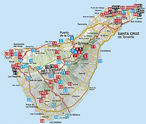 Tenerife, 80 excursiones en castellano. 4º edicion 2016. Rother. (GUIA EXCURSIONI)