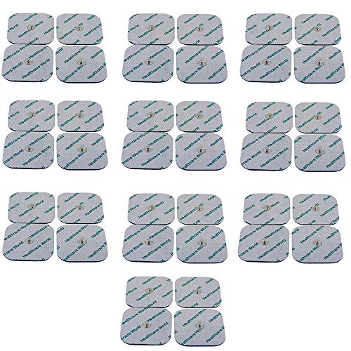 TENS Almohadillas Electrodos paquete de 40 Para Beurer EM 40, EM 41, EM 80 50 x 50 mm de Healthcare World® TENS Almohadillas Electrodos paquete de 40 Para Beurer EM 40, EM 41, EM 80 50 x 50 mm de Healthcare World®