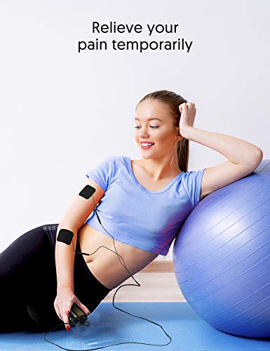 TENS Electroestimulador Muscular, HYLOGY Dos Canales de Masaje EMS TENS Con 8 Electrodos, Para Aliviar el Dolor Muscular y Relajación Muscular, Recargable y Controlable por Tiempo TENS Electroestimulador Muscular, HYLOGY Dos Canales de Masaje EMS TENS Con 8 Electrodos, Para Aliviar el Dolor Muscular y Relajación Muscular, Recargable y Controlable por Tiempo