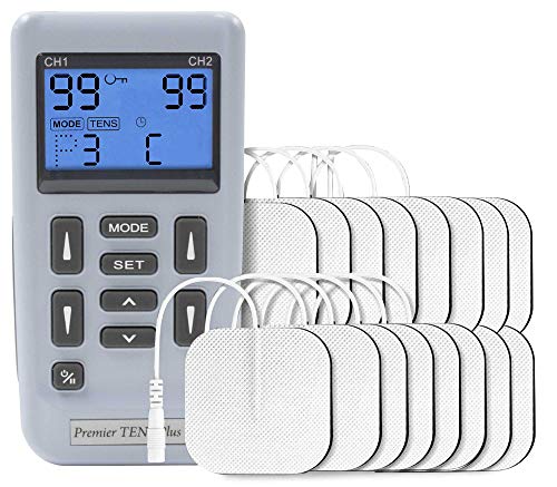 TENS Med-Fit recargable de doble canal con 12 programas preestablecidos clínicamente validados y ajustes manuales completos para las configuraciones individuales de su elección TENS Med-Fit recargable de doble canal con 12 programas preestablecidos clínicamente validados y ajustes manuales completos para las configuraciones individuales de su elección