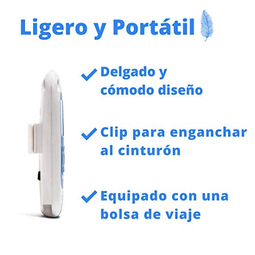 TensCare Perfect Tens+ 12 electrodos – Electroestimulador para Alivio del dolor. 2 Canales, con programas Clínicamente Comprobados para aliviar el dolor de espalda, Artritis y Lumbalgia