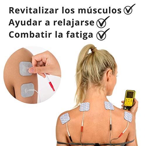 TensCare Sports TENS - Electroestimulador muscular. Programas predeterminados TENS, EMS y para masaje y programas manuales. Alivio del dolor, tonificación y relajación musculares.