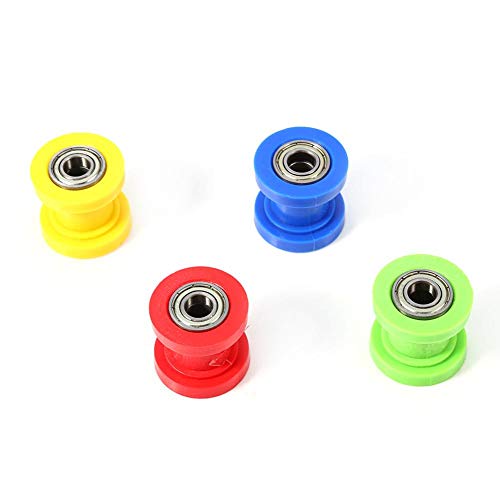 Tensor de polea universal, 10mm, tensor deslizante, guía de rueda para motocicleta Pit Dirt Mini Bike Atv(Verde)