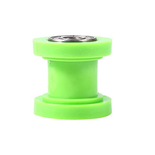 Tensor de polea universal, 10mm, tensor deslizante, guía de rueda para motocicleta Pit Dirt Mini Bike Atv(Verde)