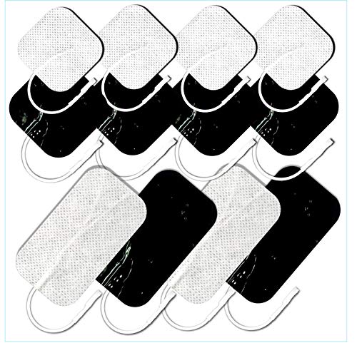 TENSPAD SILVER 12 electrodos para GLOBUS, CEFAR, Prim, PROMED, (8 uds. 50x50mm + 4 uds. 50x90mm) con Conector Pin de 2 mm TENSPAD SILVER 12 electrodos para GLOBUS, CEFAR, Prim, PROMED, (8 uds. 50x50mm + 4 uds. 50x90mm) con Conector Pin de 2 mm