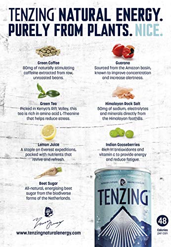 Tenzing Bebida Energética e Isotónica 100% Natural con Vitamina C para reforzar el sistema inmune - Paquete de 24 x 250 ml Tenzing Bebida Energética e Isotónica 100% Natural con Vitamina C para reforzar el sistema inmune - Paquete de 24 x 250 ml