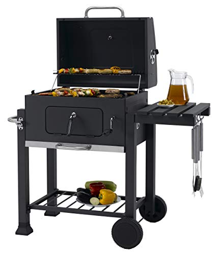 Tepro Toronto Click - Barbacoa de carbón/parrilla carro esmaltada, antracita/acero inoxidable Tepro Toronto Click - Barbacoa de carbón/parrilla carro esmaltada, antracita/acero inoxidable
