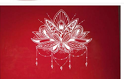 Terilizi Tatuajes De Pared Arte Vinilo Flor De Loto Yoga Estudio Pegatinas De Pared Decoración Del Hogar Sala De Estar Decoración De Interiores Etiqueta De La Pared Cotizaciones-56X57Cm Blanco Terilizi Tatuajes De Pared Arte Vinilo Flor De Loto Yoga Estudio Pegatinas De Pared Decoración Del Hogar Sala De Estar Decoración De Interiores Etiqueta De La Pared Cotizaciones-56X57Cm Blanco