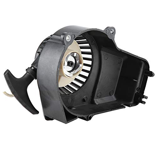 Terisass Recoil Arranque de arranque de arranque Arranque de arranque de arranque Accesorios de encendido Adaptador de repuesto para motos de tierra y mini quads 2 tiempos 47-49cc Mini motores(Negro)