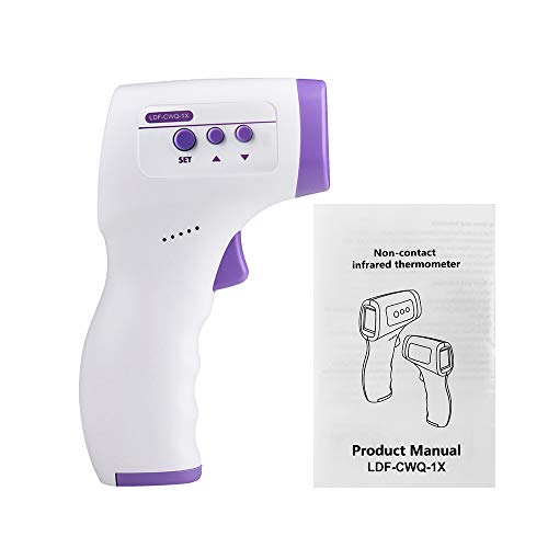 Termómetro infrarojo Termómetro Digital infrarrojo para el Cuerpo de Temperatura de la Frente del oído sin Contacto de Alta precisión con Pantalla LED para bebés y Adultos Termómetro infrarojo Termómetro Digital infrarrojo para el Cuerpo de Temperatura de la Frente del oído sin Contacto de Alta precisión con Pantalla LED para bebés y Adultos