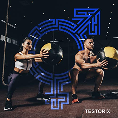 Testorix | Contribuye al Mantenimiento de Niveles Normales de Testosterona | Fórmula con Zinc, Ginseng, Maca, L-arginina, Tribulus Terrestris y Ginkgo Biloba | 90 Cápsulas Vegetales