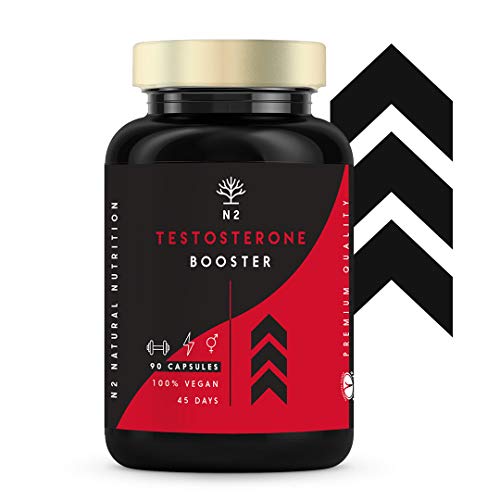 Testosterona Natural Aumenta Testosterona-Fenogreco Ginseng Maca Taurina Zinc Rendimiento Muscular Vigorizante y Potenciador del Deseo. 90 Cápsulas Vegetales Certificado VEGANO-CE-N2 Natural Nutrition Testosterona Natural Aumenta Testosterona-Fenogreco Ginseng Maca Taurina Zinc Rendimiento Muscular Vigorizante y Potenciador del Deseo. 90 Cápsulas Vegetales Certificado VEGANO-CE-N2 Natural Nutrition