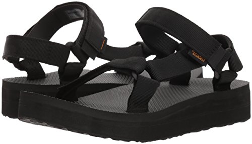 Teva Midform Universal Sandal Womens, Sandalia para Mujer, Black, 40 EU