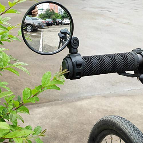 TGhosts Espejo de Bicicletas, Bicicletas retrovisores Manillar Espejos Ciclismo Vista Trasera MTB Bike Silicone Manija Retrovisor Espejo TGhosts Espejo de Bicicletas, Bicicletas retrovisores Manillar Espejos Ciclismo Vista Trasera MTB Bike Silicone Manija Retrovisor Espejo