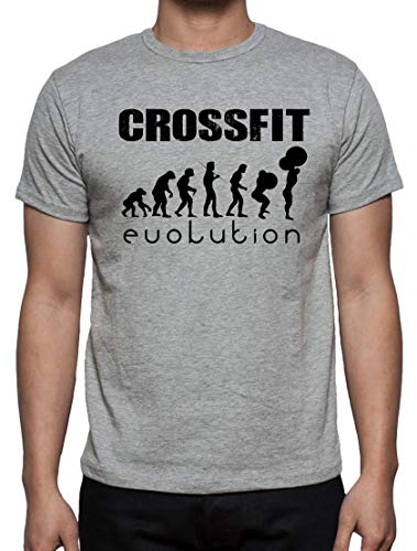 The Fan Tee Camiseta de Hombre Crossfit Deporte Gimnasio Gym Pesas 015 M