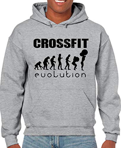 The Fan Tee Sudadera de Hombre Crossfit Deporte Gimnasio Gym Pesas 015 XL