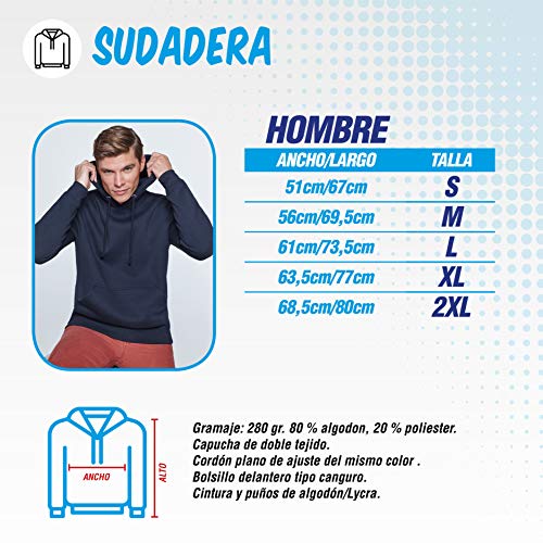 The Fan Tee Sudadera de Hombre Crossfit Deporte Gimnasio Gym Pesas 016 M