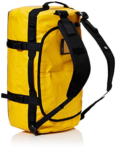 The North Face Base Camp Duffel Bolsa de Deporte, Unisex Adulto, Dorado (Summit Gold/TNF Black), S The North Face Base Camp Duffel Bolsa de Deporte, Unisex Adulto, Dorado (Summit Gold/TNF Black), S