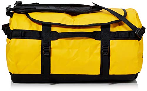 The North Face Base Camp Duffel Bolsa de Deporte, Unisex Adulto, Dorado (Summit Gold/TNF Black), S The North Face Base Camp Duffel Bolsa de Deporte, Unisex Adulto, Dorado (Summit Gold/TNF Black), S