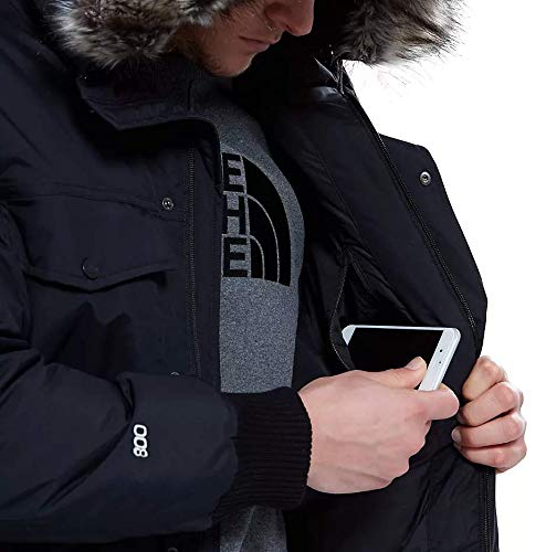 The North Face M Gotham Chaqueta De Plumón, Hombre, Negro/Gris (TNF Black/High Rise Grey), XS The North Face M Gotham Chaqueta De Plumón, Hombre, Negro/Gris (TNF Black/High Rise Grey), XS