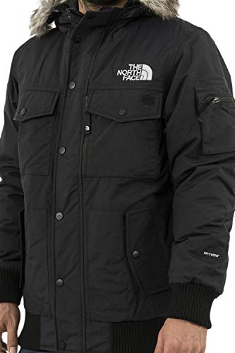 The North Face M Gotham Chaqueta De Plumón, Hombre, Negro/Gris (TNF Black/High Rise Grey), XS