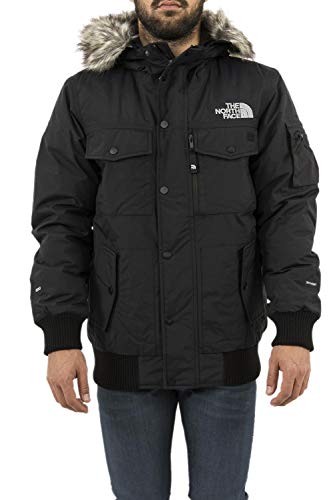 The North Face M Gotham Chaqueta De Plumón, Hombre, Negro/Gris (TNF Black/High Rise Grey), XS