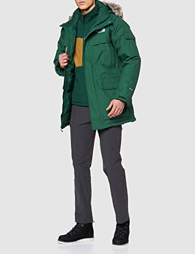 The North Face McMurdo - Chaqueta Impermeable, Hombre, Verde (Night Green), L