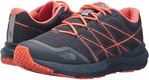 The North Face W Ultra Cardiac II, Zapatillas de Senderismo Mujer, Azul (Shady Blue/Nastrtium Orng), 41.5 EU