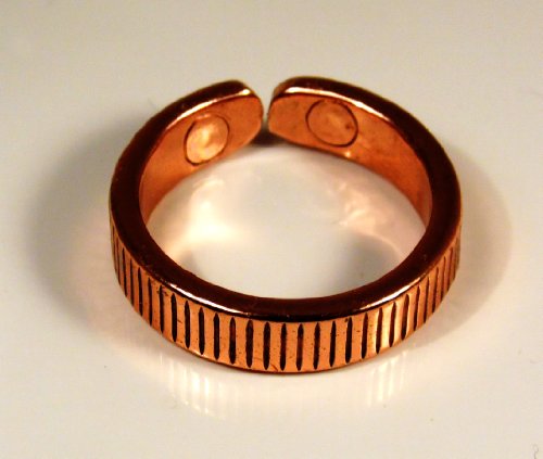 The Online Bazaar Mujer Pesado Diseño Entrelazado Magnético Cobre Pulsera y Cubiertos Efecto magnético cobre Anillo con Presentación Caja De Regalo - Medium Ring Size: 19-21mm The Online Bazaar Mujer Pesado Diseño Entrelazado Magnético Cobre Pulsera y Cubiertos Efecto magnético cobre Anillo con Presentación Caja De Regalo - Medium Ring Size: 19-21mm