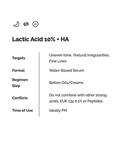 The Ordinary Lactic Acid 10% + Ha 2% 30ml The Ordinary Lactic Acid 10% + Ha 2% 30ml