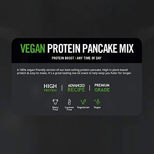 The Protein Works Tortitas Veganas Proteicas | Alto En Proteínas, 4 Tipos De Proteínas Vegetales, Bajo En Azúcar | Pudin De Plátano 1000 g