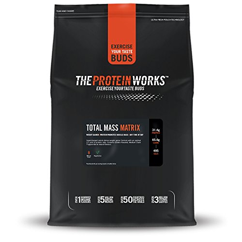 THE PROTEIN WORKS Total Mass Matrix | Ganancia Muscular | Para Ganar Masa| Polvo Proteico | Chocolate Suave | 2kg