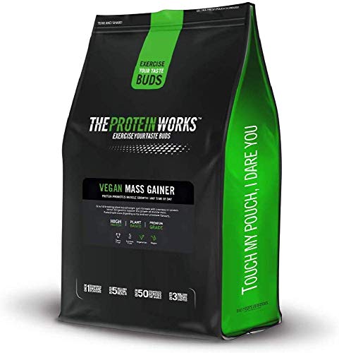 THE PROTEIN WORKS Vegan Mass Gainer | 100% a Base de Plantas | Alto en Calorías Para el Aumento de Masa | Chocolate Suave | 2kg