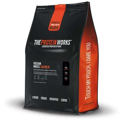 THE PROTEIN WORKS Vegan Mass Gainer | 100% a Base de Plantas | Alto en Calorías Para el Aumento de Masa | Crema alla Vainilla | 2kg