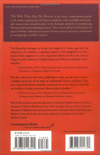 The Web That Has No Weaver: Understanding Chinese Medicine The Web That Has No Weaver: Understanding Chinese Medicine