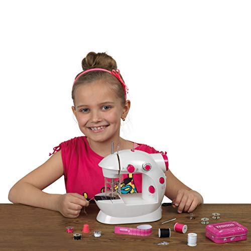 Theo Klein 7901 Máquina de coser para niños Fashion Passion, Con pedal para el pie, 2 velocidades y numerosos accesorios, Medidas 19.5 cm x 12.5 cm x 20 cm, Juguete para niños a partir de 8 años Theo Klein 7901 Máquina de coser para niños Fashion Passion, Con pedal para el pie, 2 velocidades y numerosos accesorios, Medidas 19.5 cm x 12.5 cm x 20 cm, Juguete para niños a partir de 8 años