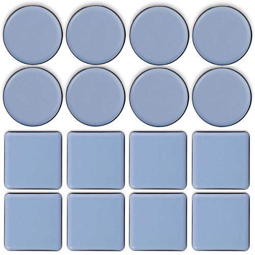 TheStriven 16 piezas Deslizadores de Muebles Almohadillas para Mover Muebles Protectores de Piso die Deslizadores Patín Deslizador para Muebles Deslizadores de Teflón para Silla, Mesa, Sofá (A) TheStriven 16 piezas Deslizadores de Muebles Almohadillas para Mover Muebles Protectores de Piso die Deslizadores Patín Deslizador para Muebles Deslizadores de Teflón para Silla, Mesa, Sofá (A)